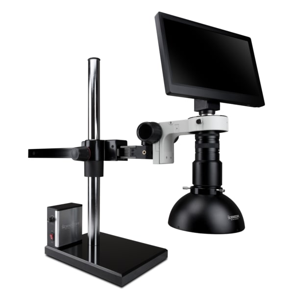 Macro Digital Inspection System With Dome LED Light On Gliding Stand